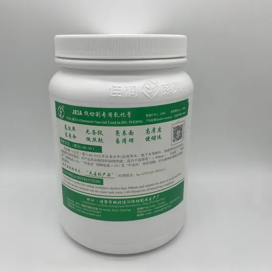 Jr3a Emulsion Paste Special Working Fluid for Wire Cutting Machine 