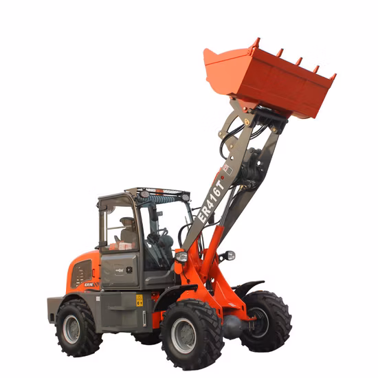 Chinese Manufacturer Everun Farm Garden Er416t Small Mini Bucket Shovel Wheel Loader